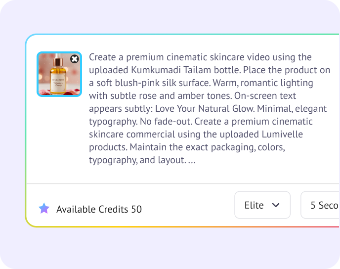 Add an Image and Prompt in the steve AI dashboard